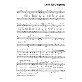 Produktbild des Artikels Noten - Download Dank für Golgatha