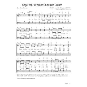 Produktbild des Artikels Singet froh, wir haben Grund zum Danken (Noten - Download)