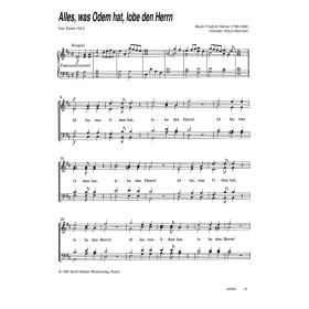 Produktbild des Artikels Noten - Download Alles, was Odem hat, lobe den Herrn
