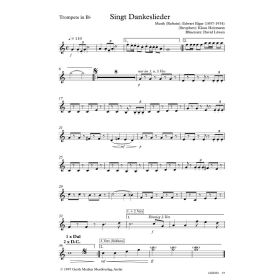 Produktbild des Artikels Singt Dankeslieder (Trompete 1) (Noten - Download)