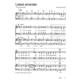 Produktbild des Artikels Noten - Download Liebet einander