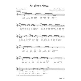 Produktbild des Artikels An einem Kreuz (Noten - Download)