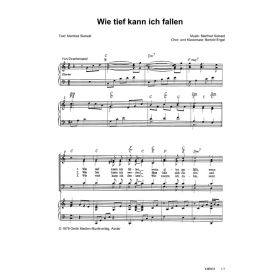 Produktbild des Artikels Noten - Download Wie tief kann ich fallen