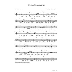 Produktbild des Artikels Mit dem Herzen sehen (Noten - Download)