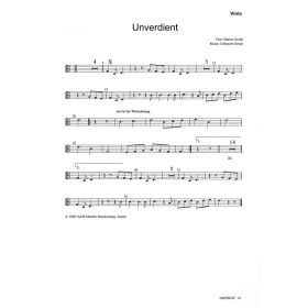 Produktbild des Artikels Unverdient (Viola) (Noten - Download)