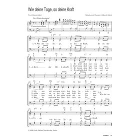 Produktbild des Artikels Wie deine Tage, so deine Kraft (Noten - Download)