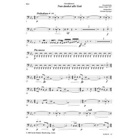 Produktbild des Artikels Nun danket alle Gott - Choralfantasie (Bass) (Noten - Download)