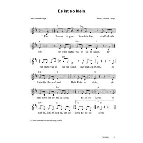 Produktbild des Artikels Noten - Download Es ist so klein