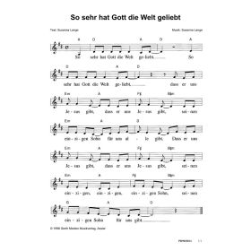 Produktbild des Artikels Noten - Download So sehr hat Gott die Welt geliebt
