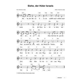 Produktbild des Artikels Noten - Download Siehe, der Hüter Israels