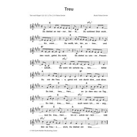 Produktbild des Artikels Noten - Download Treu