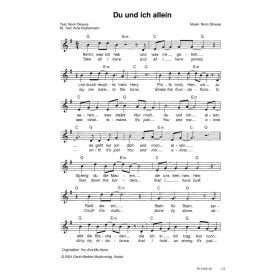 Produktbild des Artikels Noten - Download Du und ich allein / You And Me Alone