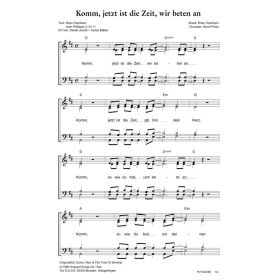 Produktbild des Artikels Komm, jetzt ist die Zeit wir beten an / Come Now Is The Time To Worship (Noten - Download)