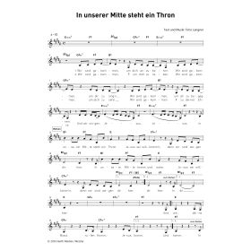 Produktbild des Artikels Noten - Download In unserer Mitte steht ein Thron