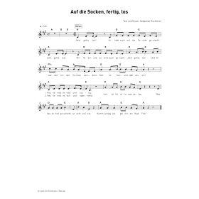 Produktbild des Artikels Noten - Download Auf die Socken fertig los