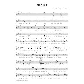 Produktbild des Artikels Noten - Download Von A bis Z