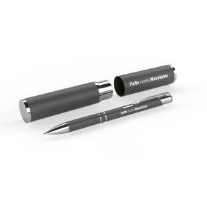 Produktbild des Artikels Faith moves Mountains - Kugelschreiber im Etui (Schreibwaren)