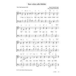 Produktbild des Artikels Nun ruhen alle Wälder (Noten - Download)