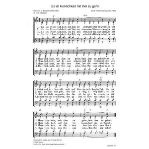 Produktbild des Artikels Es ist Herrlichkeit mit ihm zu gehn / It Is Glory Just To Walk With Him (Noten - Download)