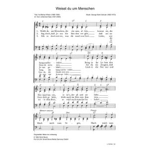 Produktbild des Artikels Weißt du um Menschen / Make Me A Blessing (Noten - Download)