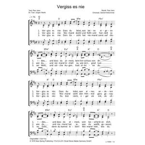Produktbild des Artikels Vergiss es nie / I Got You (Noten - Download)