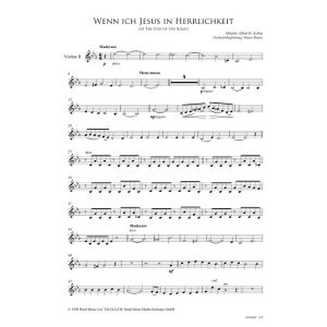 Produktbild des Artikels Wenn ich Jesus in Herrlichkeit / At the End of the Road (Noten - Download)