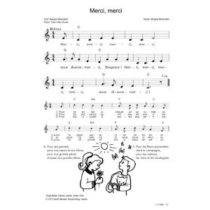 Produktbild des Artikels Merci, merci / Danke, danke lieber Gott (Noten - Download)
