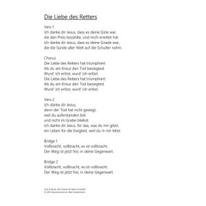 Produktbild des Artikels Die Liebe des Retters (Noten - Download)