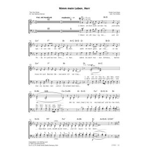 Produktbild des Artikels Nimm mein Leben, Herr / I Am Willing Lord (Noten - Download)