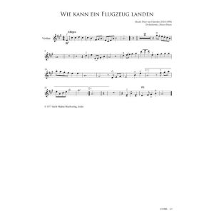 Produktbild des Artikels Wie kann ein Flugzeug landen (Violine) (Noten - Download)