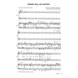 Produktbild des Artikels Liebster Jesu, wir sind hier (Noten - Download)