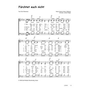 Produktbild des Artikels Fürchtet euch nicht (Noten - Download)