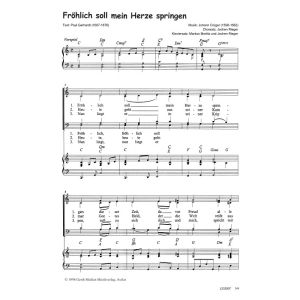 Produktbild des Artikels Fröhlich soll mein Herze springen (Noten - Download)