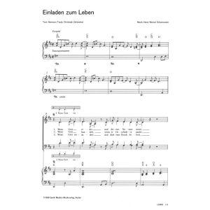 Produktbild des Artikels Einladen zum Leben (Noten - Download)