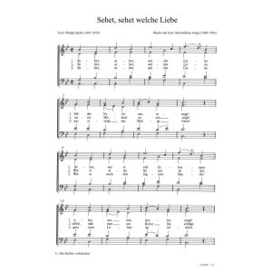 Produktbild des Artikels Sehet, sehet, welche Liebe (Noten - Download)