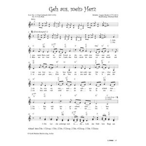 Produktbild des Artikels Geh aus, mein Herz (Noten - Download)