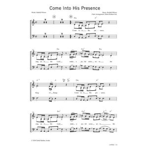 Produktbild des Artikels Come Into His Presence (Noten - Download)