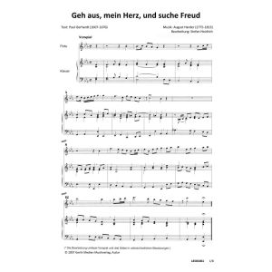 Produktbild des Artikels Geh aus, mein Herz (Noten - Download)