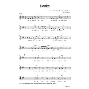 Produktbild des Artikels Danke (Noten - Download)