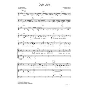 Produktbild des Artikels Dein Licht / You Shine (Noten - Download)