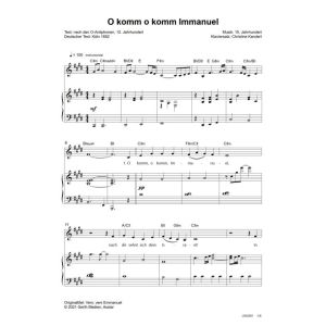 Produktbild des Artikels O komm o komm Immanuel / Veni Veni Emmanuel (Noten - Download)