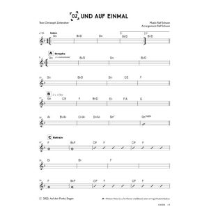 Produktbild des Artikels Und auf einmal (Bandsheet) (Noten - Download)