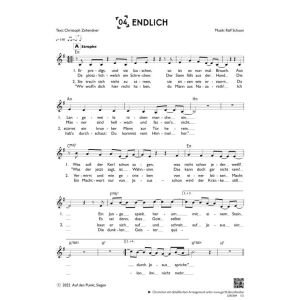 Produktbild des Artikels Endlich (einstimmig) (Noten - Download)