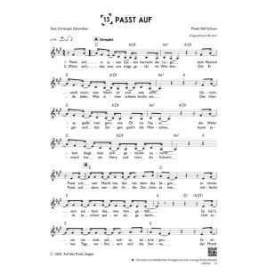 Produktbild des Artikels Passt auf (einstimmig) (Noten - Download)
