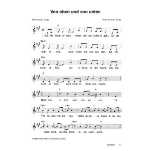 Produktbild des Artikels Von oben und von unten (Noten - Download)