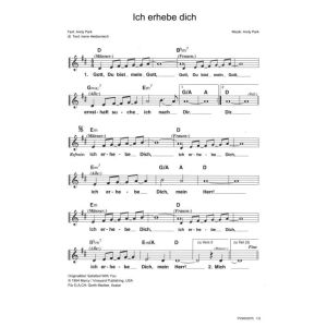 Produktbild des Artikels Ich erhebe dich / Satisfied With You (Noten - Download)