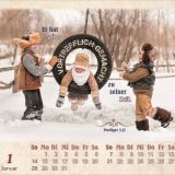 Glückliche Tage 2024 - Postkartenkalender