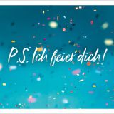 P.S. Ich denk an dich! - Postkartenset