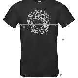 T-Shirt "Gegen den Strom" - schwarz