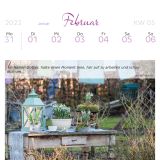 Stimmungsbild zu Wo Himmel und Erde sich berühren 2022 - Postkartenkalender mit 53 Gartenmotiven